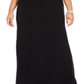 Vestido de festa longo, sem mangas, com decote canoa, preto, tamanho 18, da Adrianna Papell