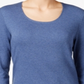 Karen Scott Blusa Feminina Gola Redonda Azul Tamanho XX-G