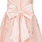 Vestido ilusão de renda para meninas grandes, edições raras, rosa, tamanho 10