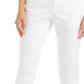 Calça jeans feminina Charter Club com ilhós e tornozelo, preta, tamanho 14