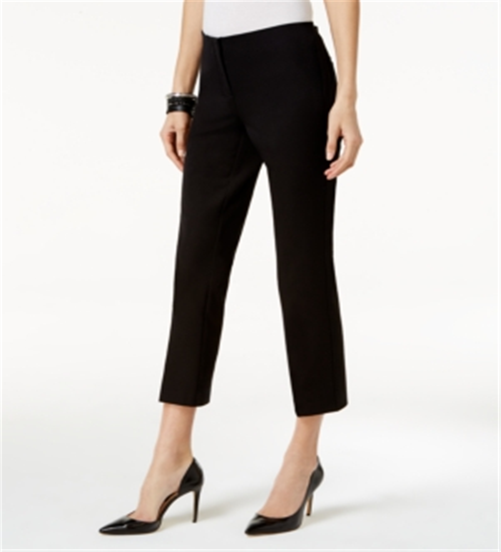 Calça Cropped Feminina Alfani Preta Tamanho 0 Petite