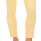 Calça curta feminina Charter Club Chelsea Twill Tummy Control, amarela, tamanho 6