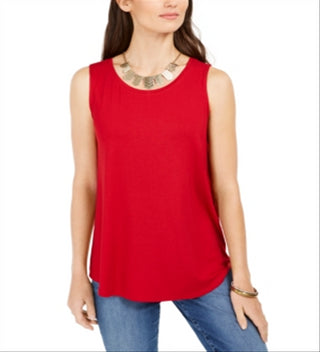 Regata feminina estilo swing fit vermelha tamanho pequeno