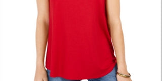 Regata feminina estilo swing fit vermelha tamanho pequeno