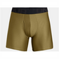 Under Armour Tech 6 Boxerjock Masculino, Pacote com 2, Verde, Tamanho P