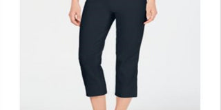 Calça Capri Feminina Charter Club Azul Escuro Tamanho 8 Petite