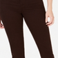 Jeans feminino slim com controle de barriga estilo &amp; co, marrom, tamanho 16 S