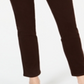 Jeans feminino slim com controle de barriga estilo &amp; co, marrom, tamanho 16 S