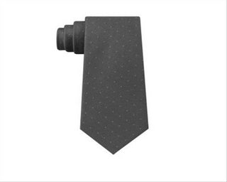 Gravata Calvin Klein Masculina Sable com Amarração Dupla, Prata, Tamanho Regular