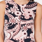 Blusa Feminina Tommy Hilfiger Floral Paisley Azul Tamanho Médio