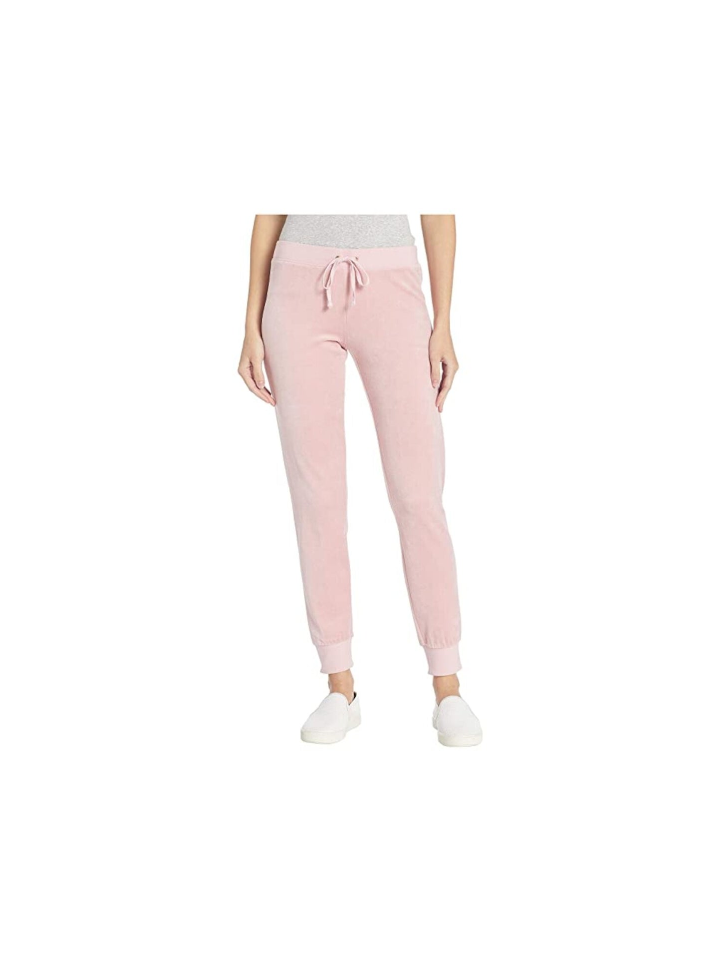 Calças de moletom femininas Juicy Couture Heather, rosa, tamanho grande