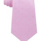 Gravata Calvin Klein Masculina Seda Profissional Rosa Tamanho Regular
