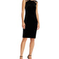 Vestido de coquetel Ralph Lauren feminino com lantejoulas brilhantes, preto, tamanho 12