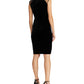 Vestido de coquetel Ralph Lauren feminino com lantejoulas brilhantes, preto, tamanho 12