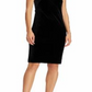 Vestido de coquetel Ralph Lauren feminino com lantejoulas brilhantes, preto, tamanho 12