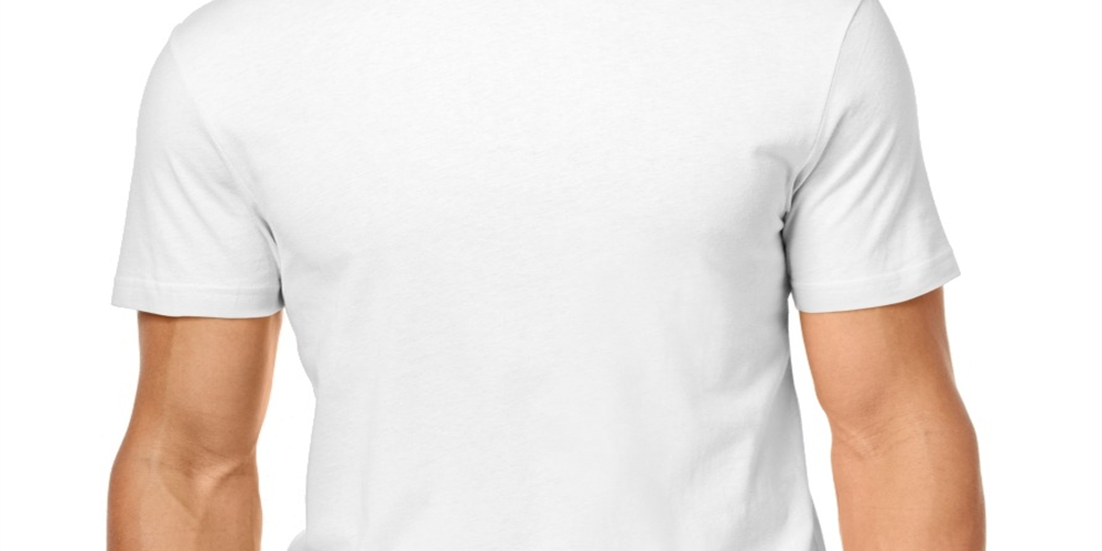 Camiseta masculina Club Room Performance, gola redonda, manga curta, branca, tamanho XX-G