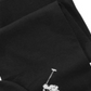 Conjunto de gorro e cachecol de inverno Ralph Lauren masculino, preto, tamanho regular