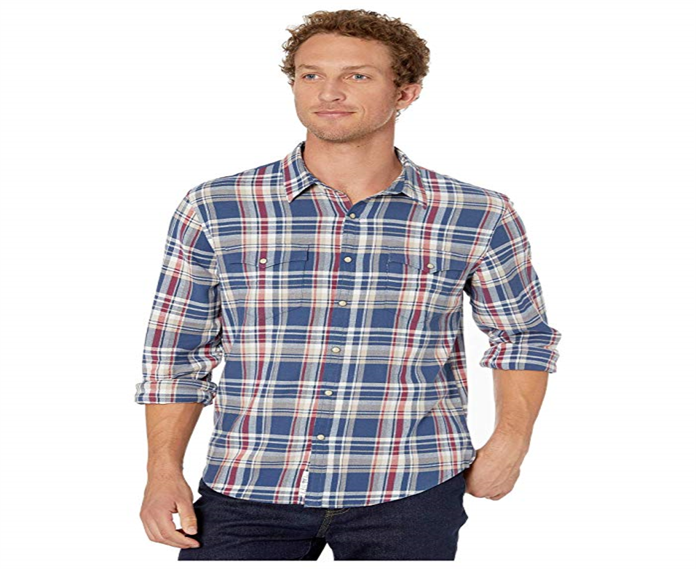 Camisa masculina Lucky Brand Alameda Western média