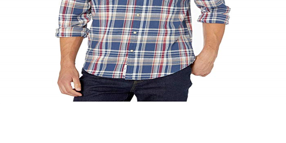Camisa masculina Lucky Brand Alameda Western média