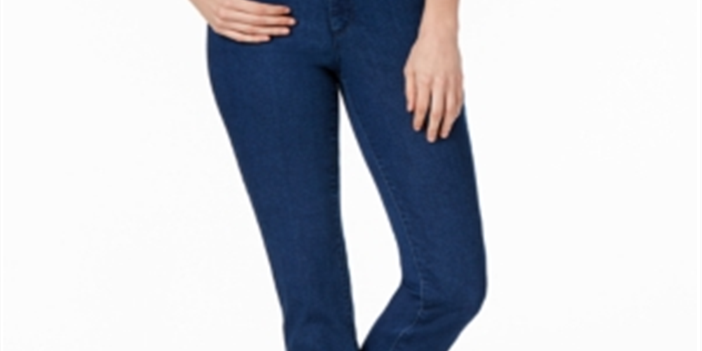 Calça jeans feminina Charter Club Prescott Bootcut azul tamanho 18