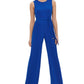 Macacão Tommy Hilfiger Feminino Crepe com Cinto Azul Tamanho 4