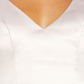 Vestido de cetim alto/baixo feminino com lantejoulas e corações, rosa, tamanho 7