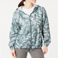 Jaqueta corta-vento feminina Columbia Flash Forward estampada verde tamanho M