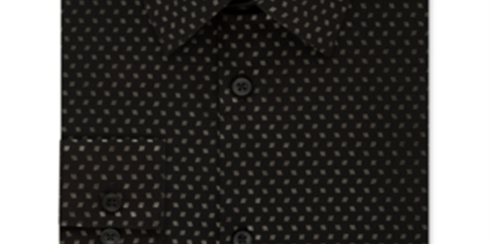 Camisa social masculina Calvin Klein Extreme Slim Fit com estampa vermelha, tamanho GG
