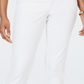 Calça jeans skinny feminina Charter Club Bristol com bainha com ilhós, branca, tamanho 18