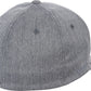 Boné de beisebol masculino Quiksilver Sidestay Flexfit prateado e cinza, tamanho P