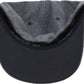 Boné de beisebol masculino Quiksilver Sidestay Flexfit prateado e cinza, tamanho P