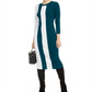 Vestido suéter feminino com blocos de cores da INC International Concepts, verde, tamanho pequeno XL