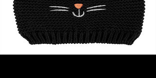 Chapéu de gato Carter's Baby Girl's preto tamanho 3-9 meses