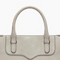 Bolsa feminina Rebecca Amorous Nubuck cinza tamanho regular