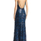 Vestido de lantejoulas Avery G feminino verde tamanho 6