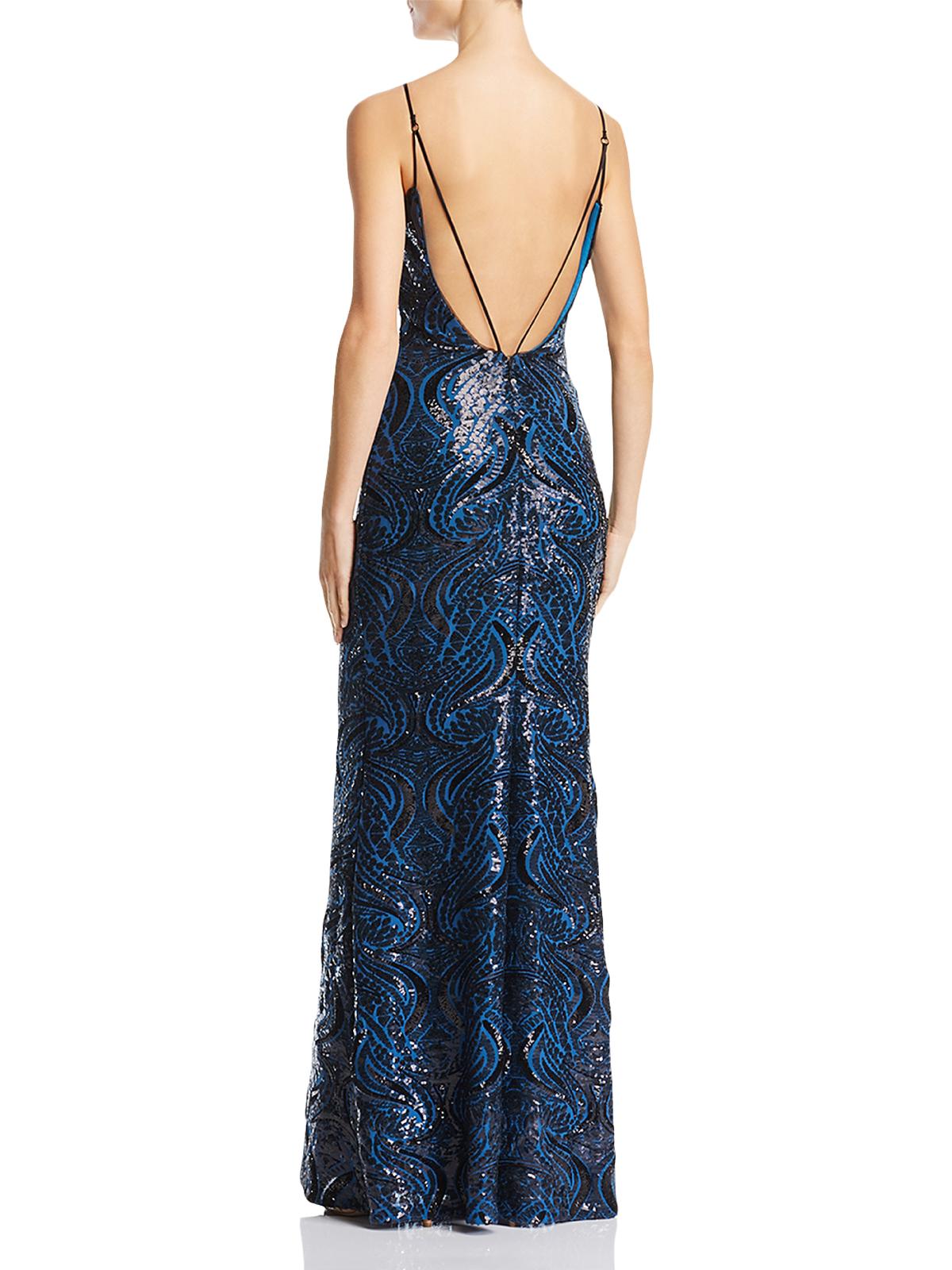 Vestido de lantejoulas Avery G feminino verde tamanho 6