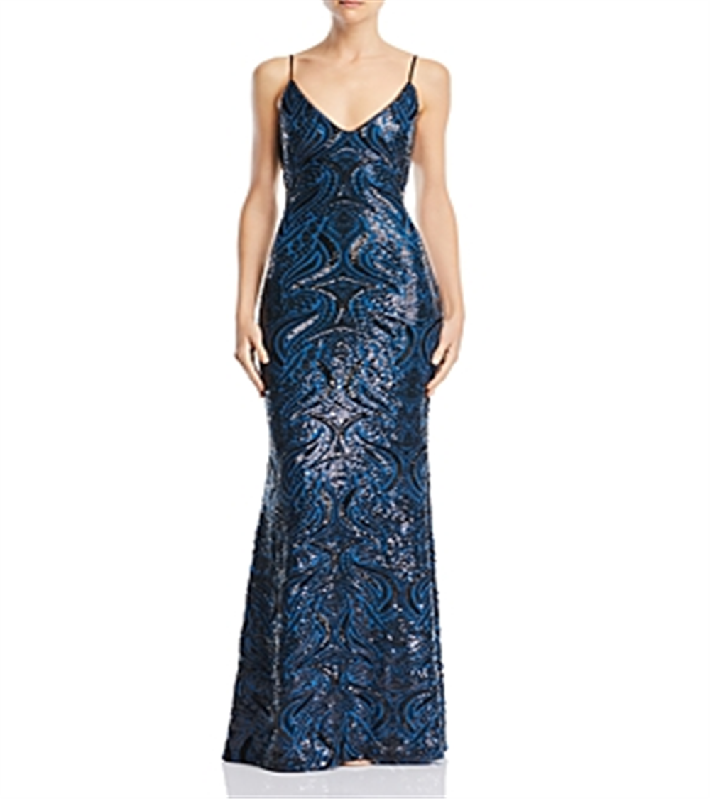 Vestido de lantejoulas Avery G feminino verde tamanho 6