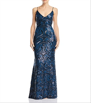 Vestido de lantejoulas Avery G feminino verde tamanho 6