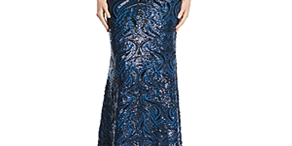 Vestido de lantejoulas Avery G feminino verde tamanho 6