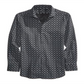 Camisa estampada em mosaico DKNY Big Boy's preta/cinza tamanho 10