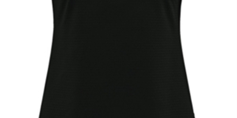 Top de malha texturizada feminino Ideology, preto, tamanho P