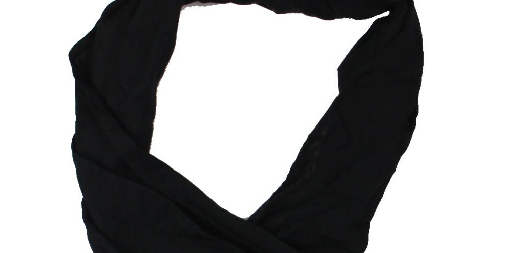 Polo Ralph Lauren Cachecol retangular de algodão com franjas masculino, preto, tamanho regular