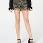 Shorts casual camuflado feminino Vanilla Star cinza tamanho 3