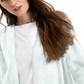 Cardigan feminino Alfani com frente aberta, azul, tamanho pequeno grande