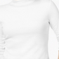 Camiseta feminina Charter Club de algodão com gola falsa, branca, tamanho X-S