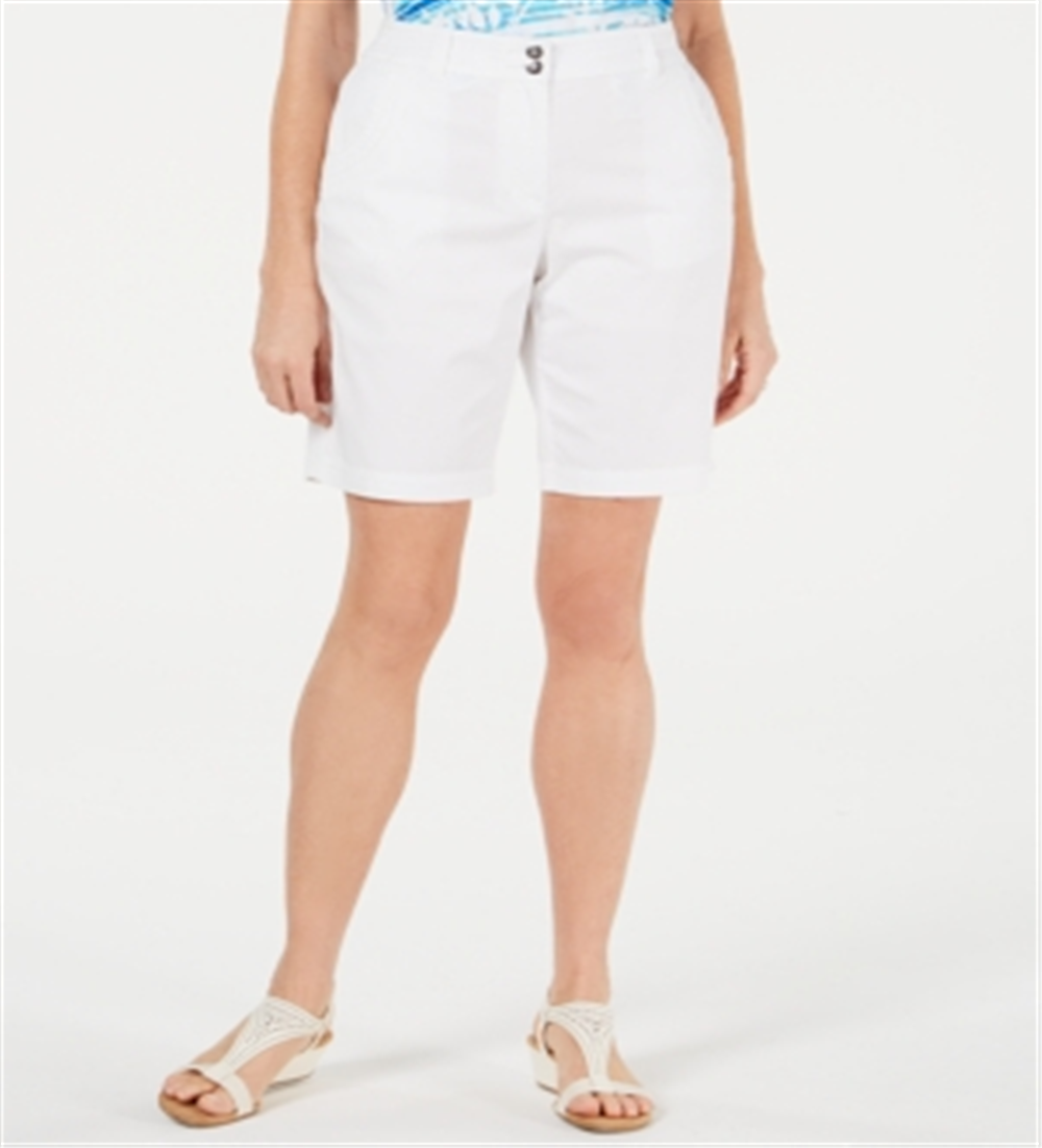 Shorts Curvados Karen Scott Feminino Marrom Tamanho 18