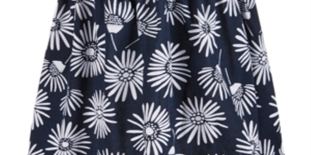 Vestido de verão estampado para meninas First Impressions, azul, tamanho 3-6 meses