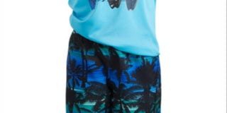 Conjunto de 2 peças de protetor solar e shorts de natação Laguna Toddler &amp; Little Boy, azul, tamanho 3T