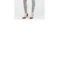 Leggings femininas modeladoras florais da INC International Concepts, pretas e brancas, tamanho X-S