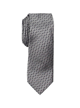 Gravata Slim Masculina Alfani Cinza Tamanho Regular